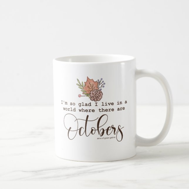 Anne of Grönt Gables Quote Kaffemugg (Höger)