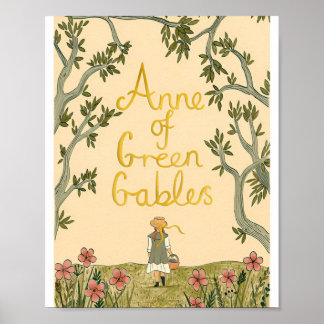 Anne of Grönt Gables Retro Poster