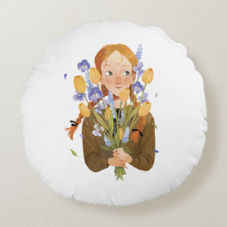 Anne of Grönt Gables Round Pillow Rund Kudde