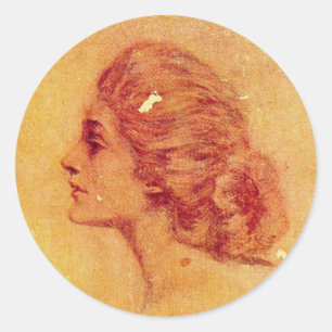 Anne of Grönt Gables Runt Klistermärke
