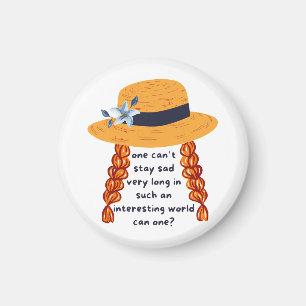 Anne of Grönt Gables Shirley Bok Quote Magnet