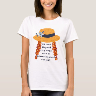 Anne of Grönt Gables Shirley Bok Quote T Shirt
