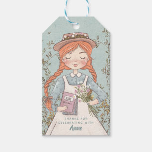 Anne of Grönt Gables Tack Gift Märkres Presentetikett