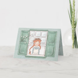 Anne of Grönt Gables Thinking You Greeting Card Kort