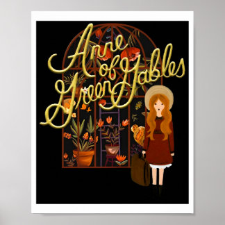 Anne of Grönt Gables Town Poster
