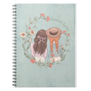 Anne på Grönt Gables Blommigt Notebook Anteckningsbok