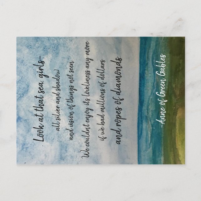 Anne på Grönt Gables Postcard Vykort (Framsida)