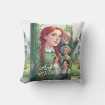 Anne på Grönt Gables Reimaged Cover Dekorativ kudd