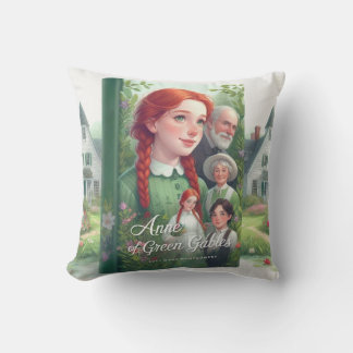 Anne på Grönt Gables Reimaged Cover Dekorativ kudd Kudde