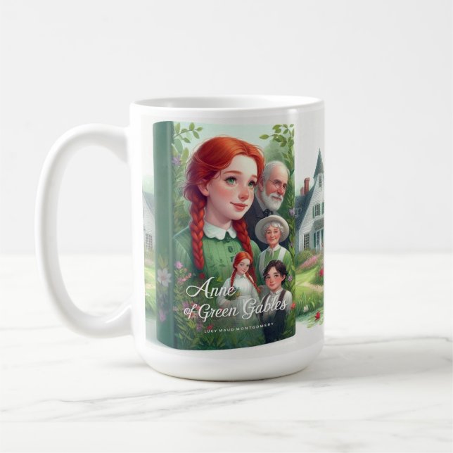 Anne på Grönt Gables Reimaged Cover Mugg (Vänster)