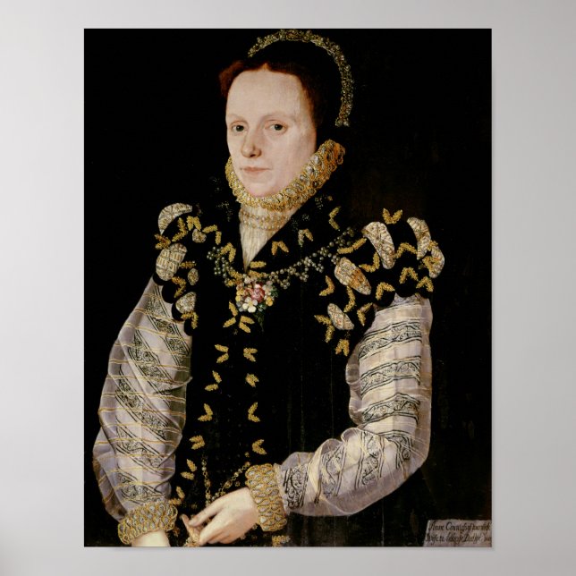 Anne Russell, Countess of Warwick, c.1565 Poster (Framsidan)