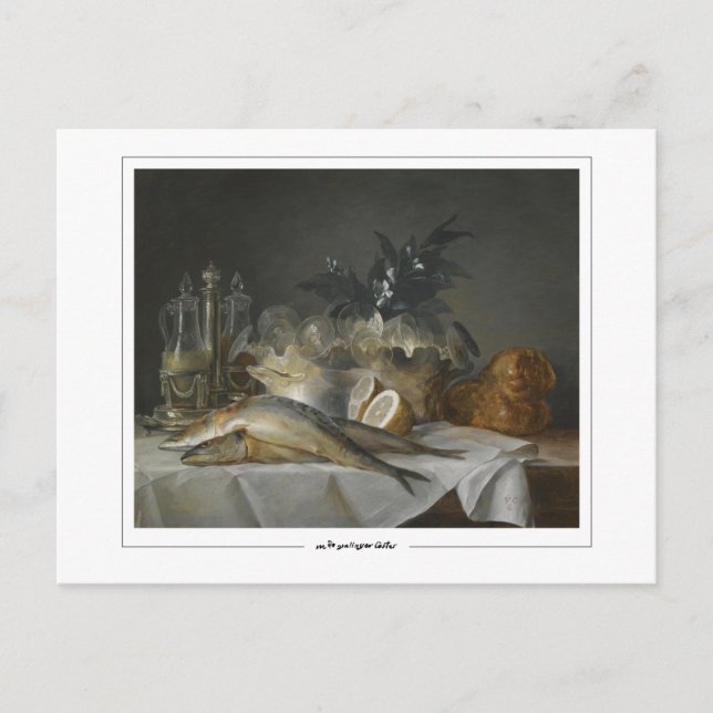 Anne Vallayer-Coster #2 - vykort för konst (Framsida)