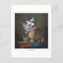 Anne Vallayer-Coster #5 - vykort för konst