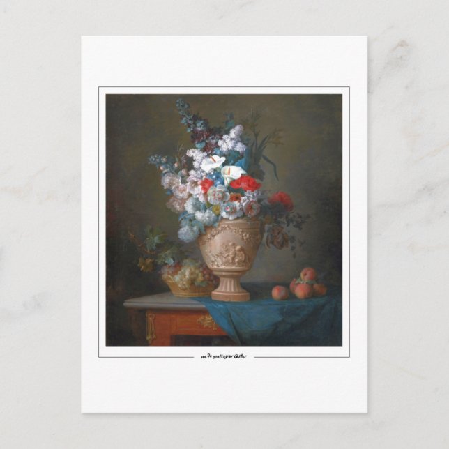 Anne Vallayer-Coster #5 - vykort för konst (Framsida)