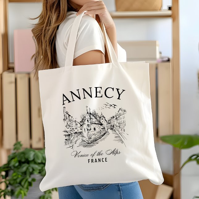 Annecy France Venice of the Alps Tygkasse (Skapare uppladdad)