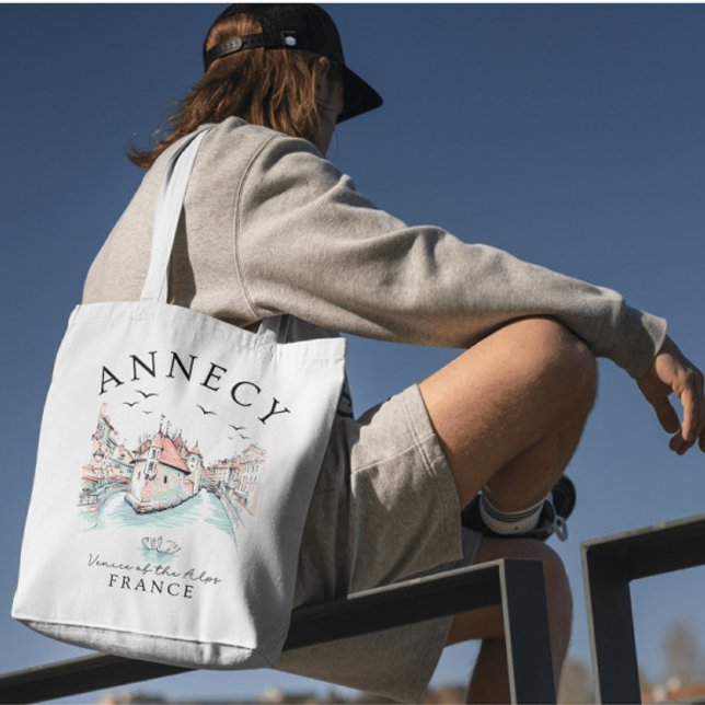 Annecy Frankrike – Alpernas Venedig Tygkasse (Skapare uppladdad)