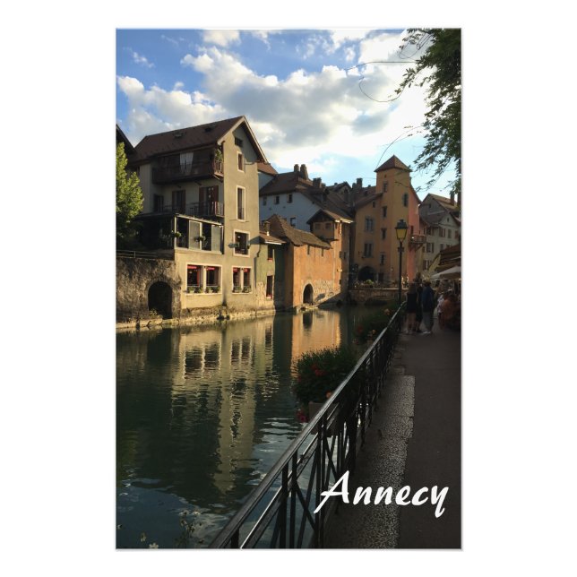 Annecy Frankrike Fototryck (Framsidan)