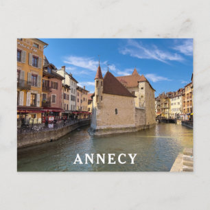 Annecy Frankrike Fransk Travel Photo Vykort