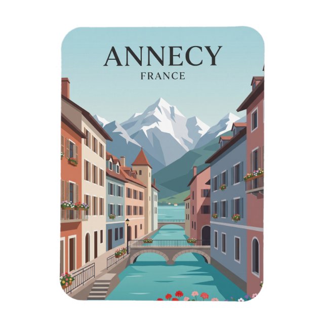 Annecy Frankrike Magnet (Vertikal)