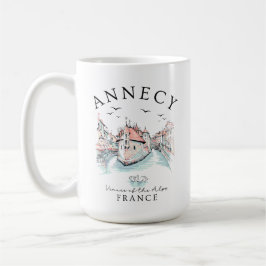 Annecy Frankrike – Resminne Kaffemugg