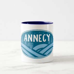 Annecy Frankrike utomhus Två-Tonad Mugg