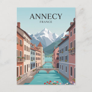 Annecy Frankrike Vykort