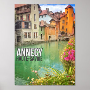 Annecy - Haute-Savoie affisch