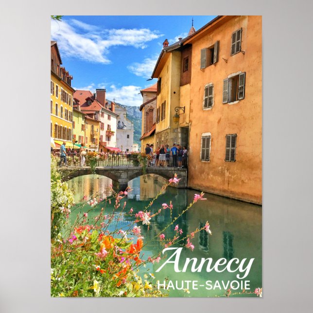 Annecy - Haute-Savoie Poster (Framsidan)