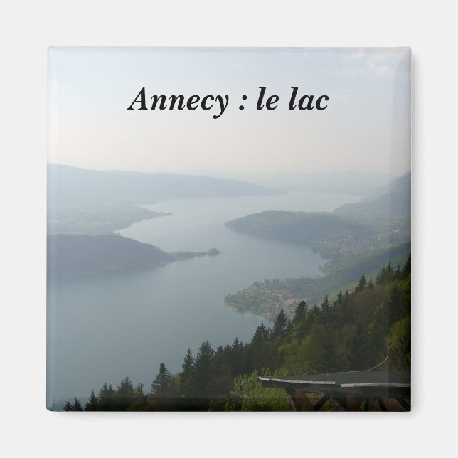 Annecy : le lac - magnet (Framsidan)