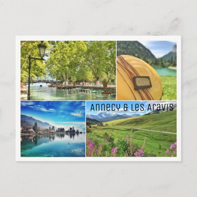 Annecy & Les Aravis - vykort (Framsida)