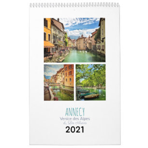 Annecy och Les Aravis, Haute-Savoie 2021 Calendar Kalender