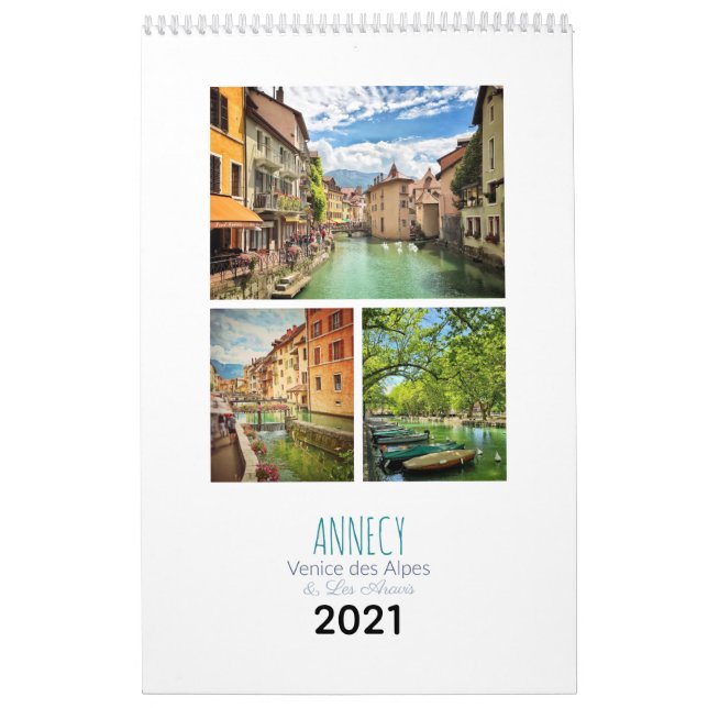 Annecy och Les Aravis, Haute-Savoie 2021 Calendar Kalender (Omslag)