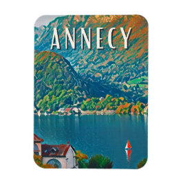 Annecy Photo Vintage Magnet