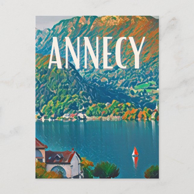 Annecy Photo Vintage  Vykort (Framsida)