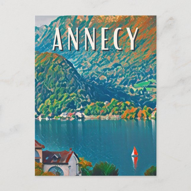 Annecy Photo Vintage  Vykort (Framsida)