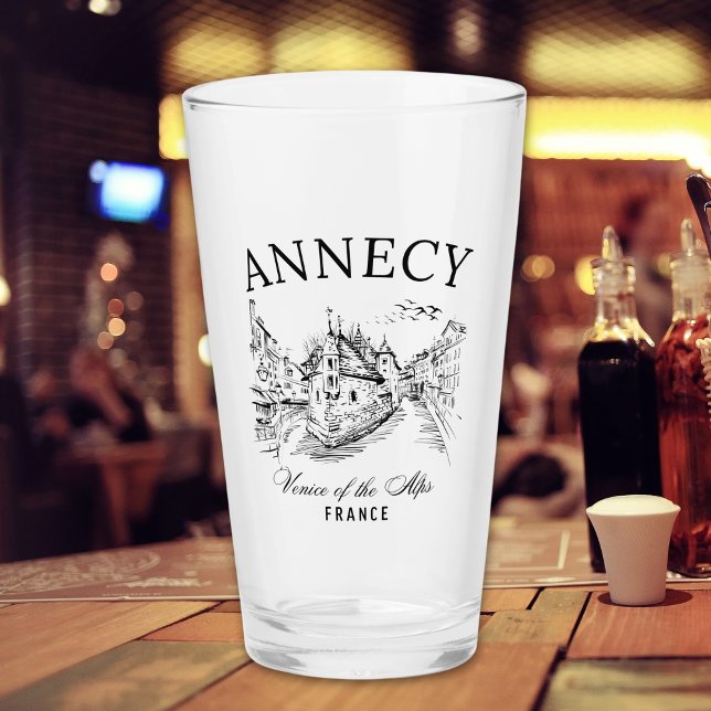 Annecy Vintage Design – France Travel Lovers Gift Glaskopp (Skapare uppladdad)