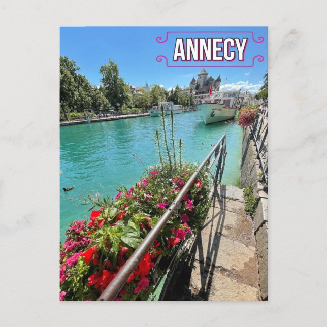 Annecy - Vykort (Framsida)