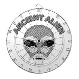 Annent Alien Head Newsprint Darttavla