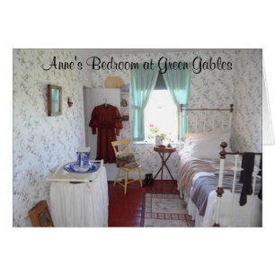 Anne's Bedroom på Grönt Gables Hälsningskort