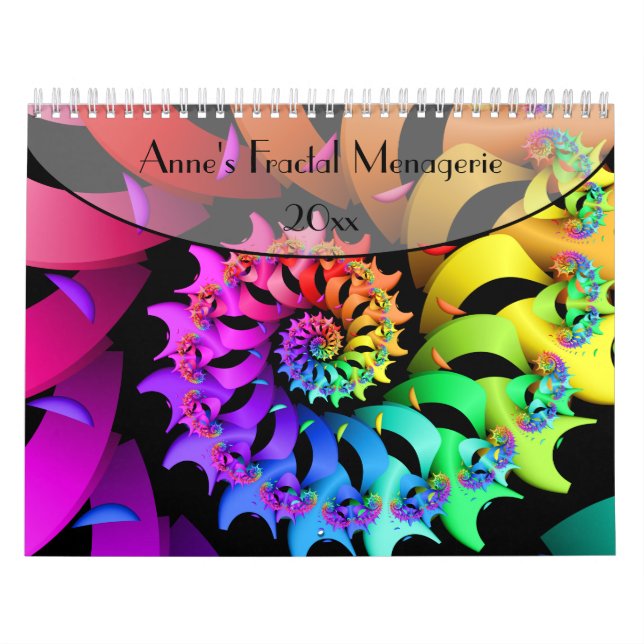 Annes FractalMenagerie Kalender (Omslag)