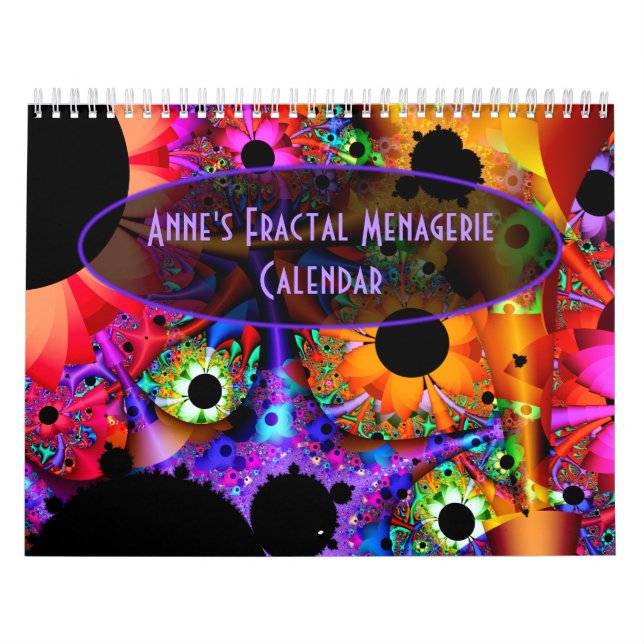 Annes kalender för FractalMenagerie (Omslag)