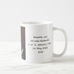 Annette von Droste-Hulshoff 1838 Kaffemugg