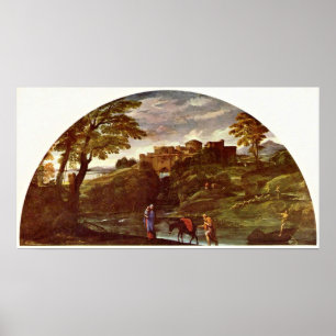 Annibale Carracci - flyg in i egypten Poster