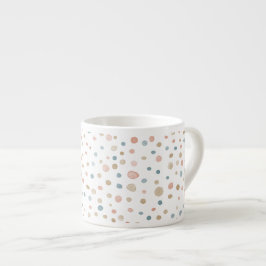 Annie Confetti Watercolor Dots Espresso Mugg Espressomugg