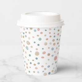 Annie Confetti Watercolor Dots Papprare Kopp