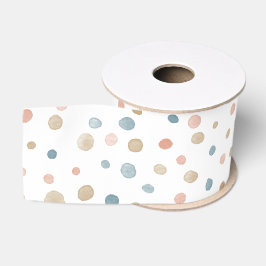 Annie Confetti Watercolor Dots Ribbon