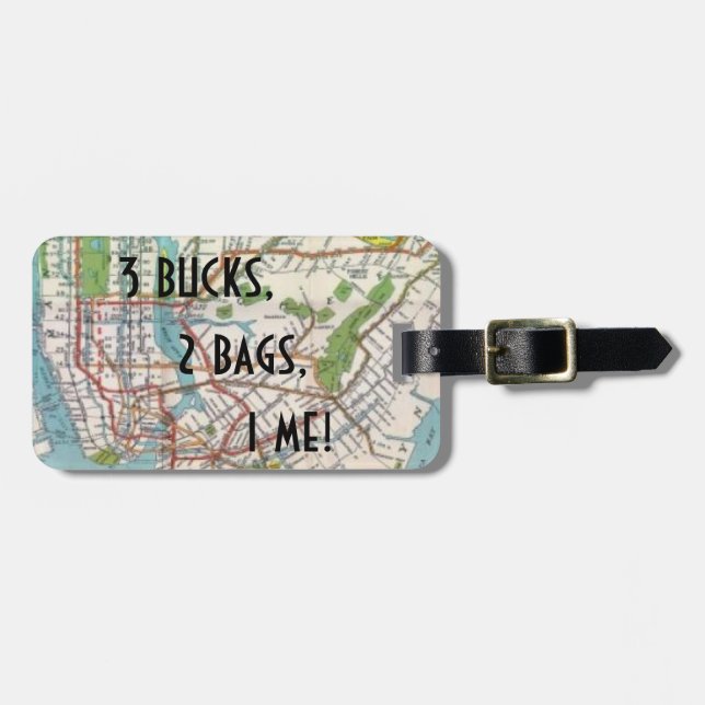 Annie NYC bagagemärkre Bagagebricka (Horisontell Framsida)