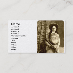 Annie Oakley Classic Visitkort