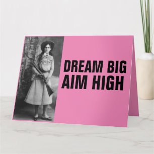 Annie Oakley Funny Cowgirl BIRTHDAY JUMBO Cards Kort