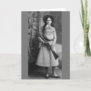 ANNIE OAKLEY GRATTIS PÅ FÖDELSEDAGEN CARDS FOR HER KORT
